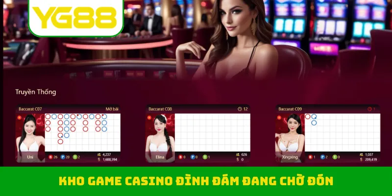 Kho game casino đình đám đang chờ đón